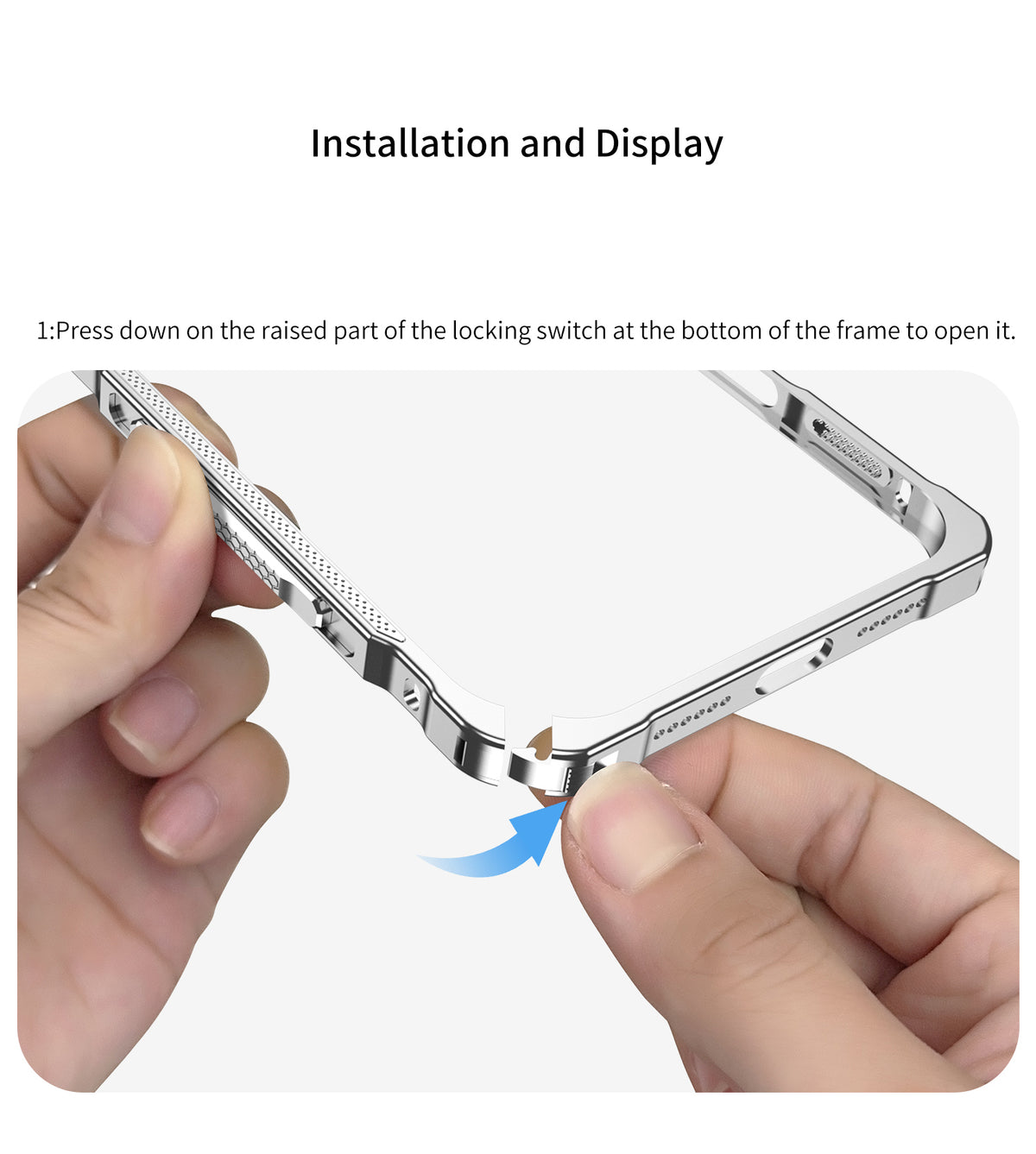 Tactile Slider Bumper Case