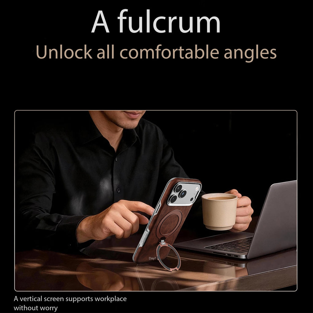 High-grade magnetic leather case