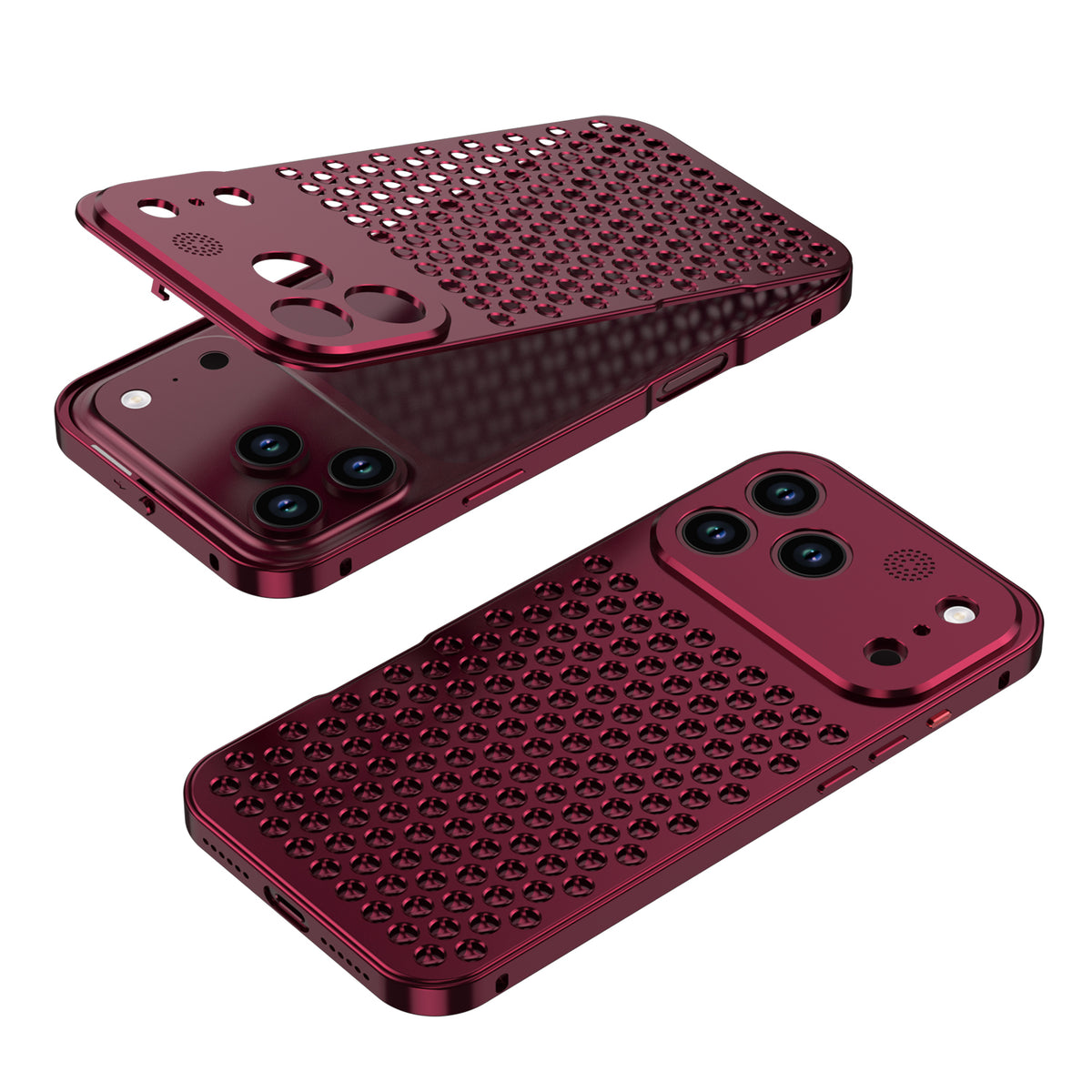 Metal spring Buckle Case