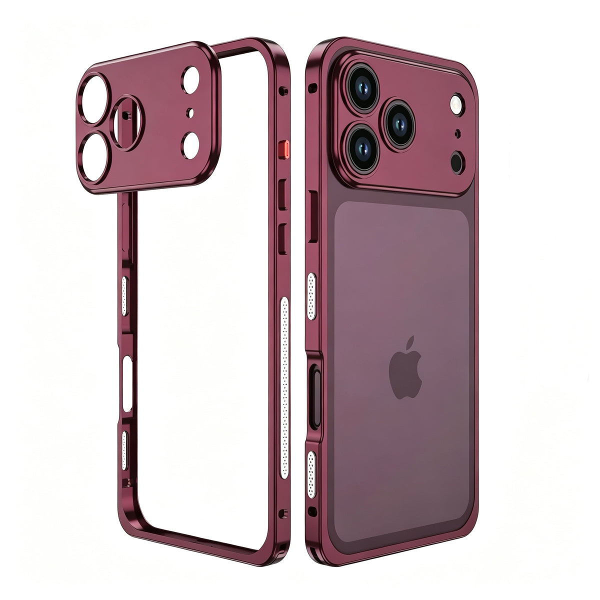 Metal bare frame heat dissipation shell
