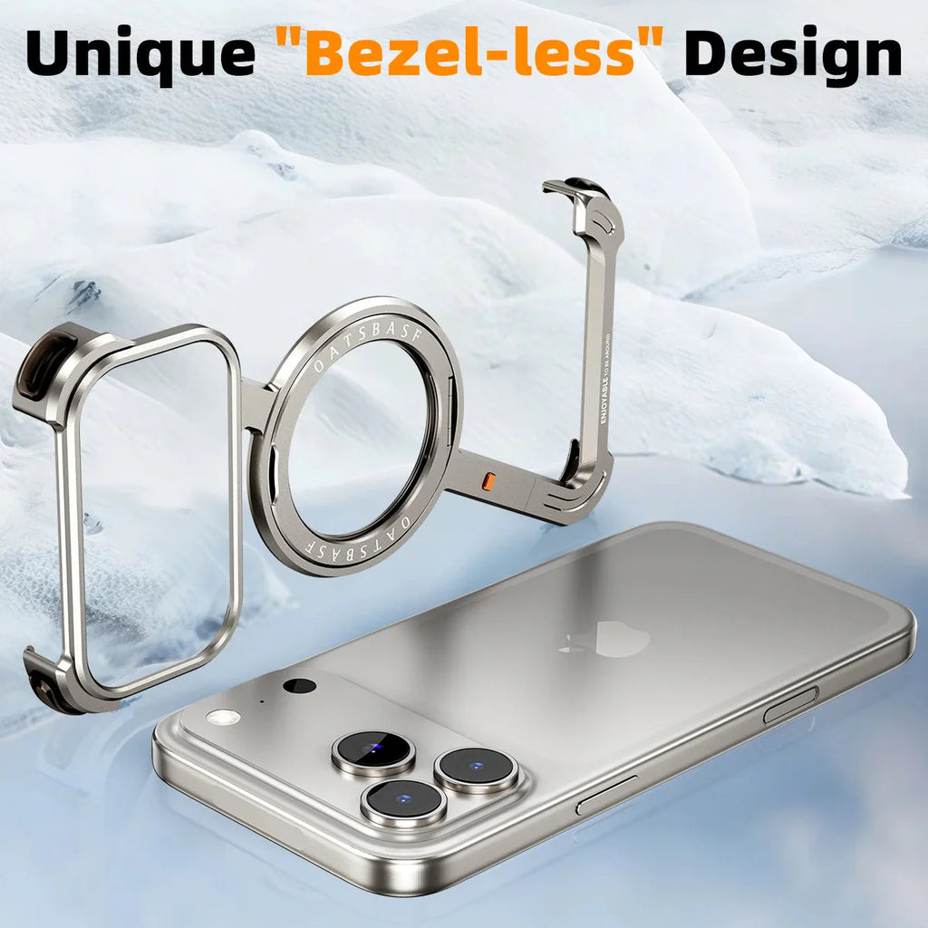 Minimalist Z-shaped Aluminum Magnetic Case