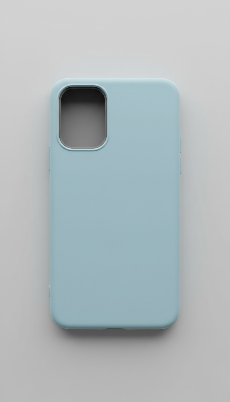 Shock-Absorbent Silicone Case—Icy Blue