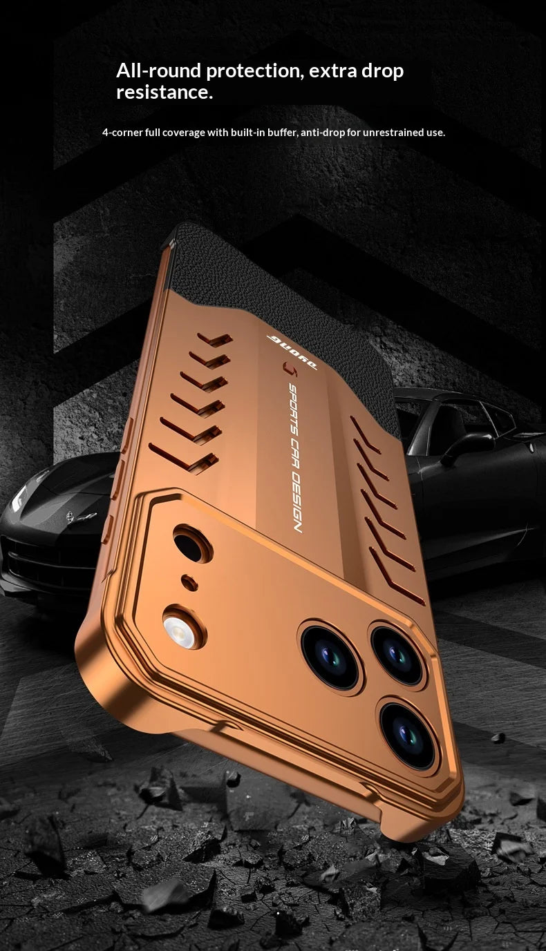 Frameless Metal Spring Latch Case