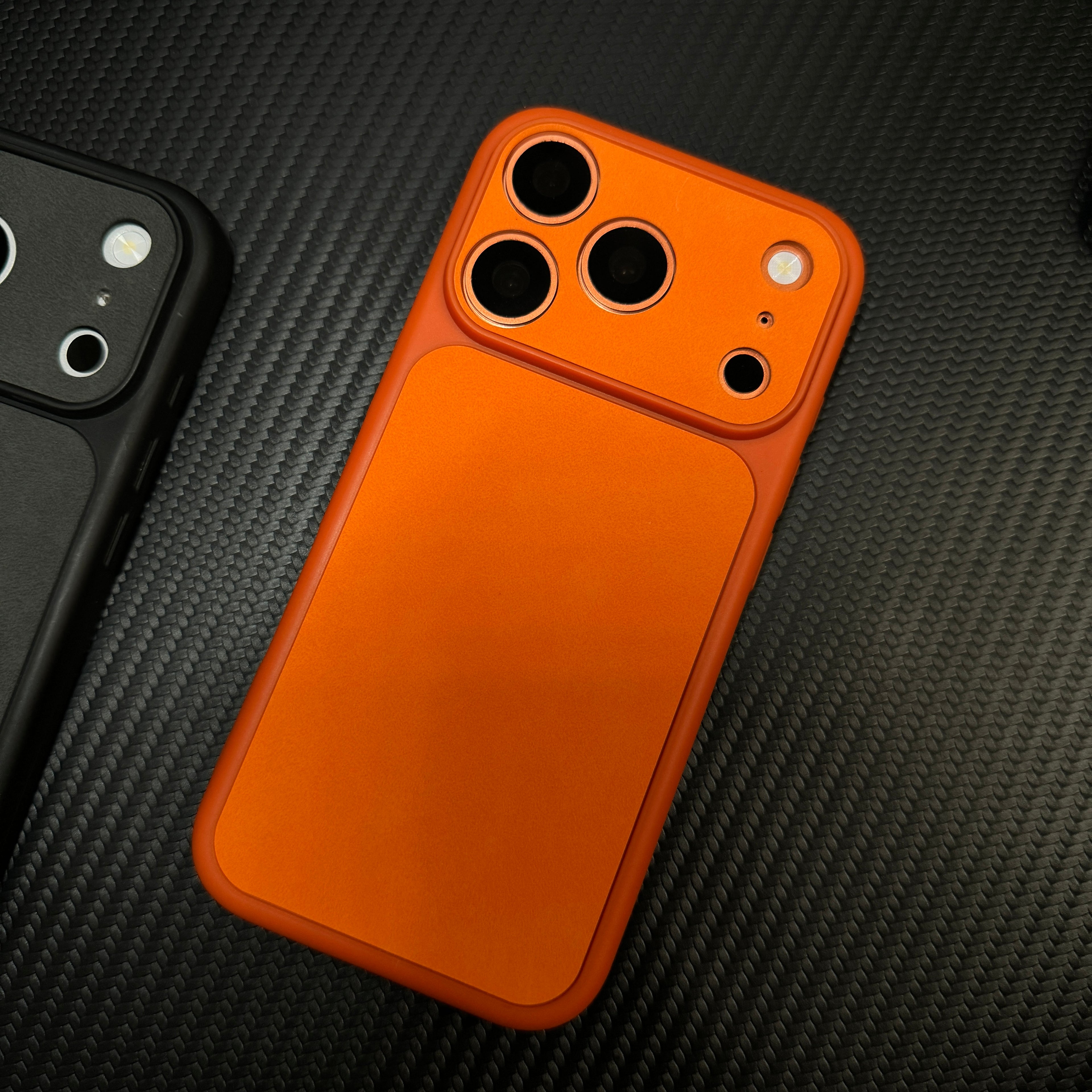 High-end sandblasted leather case