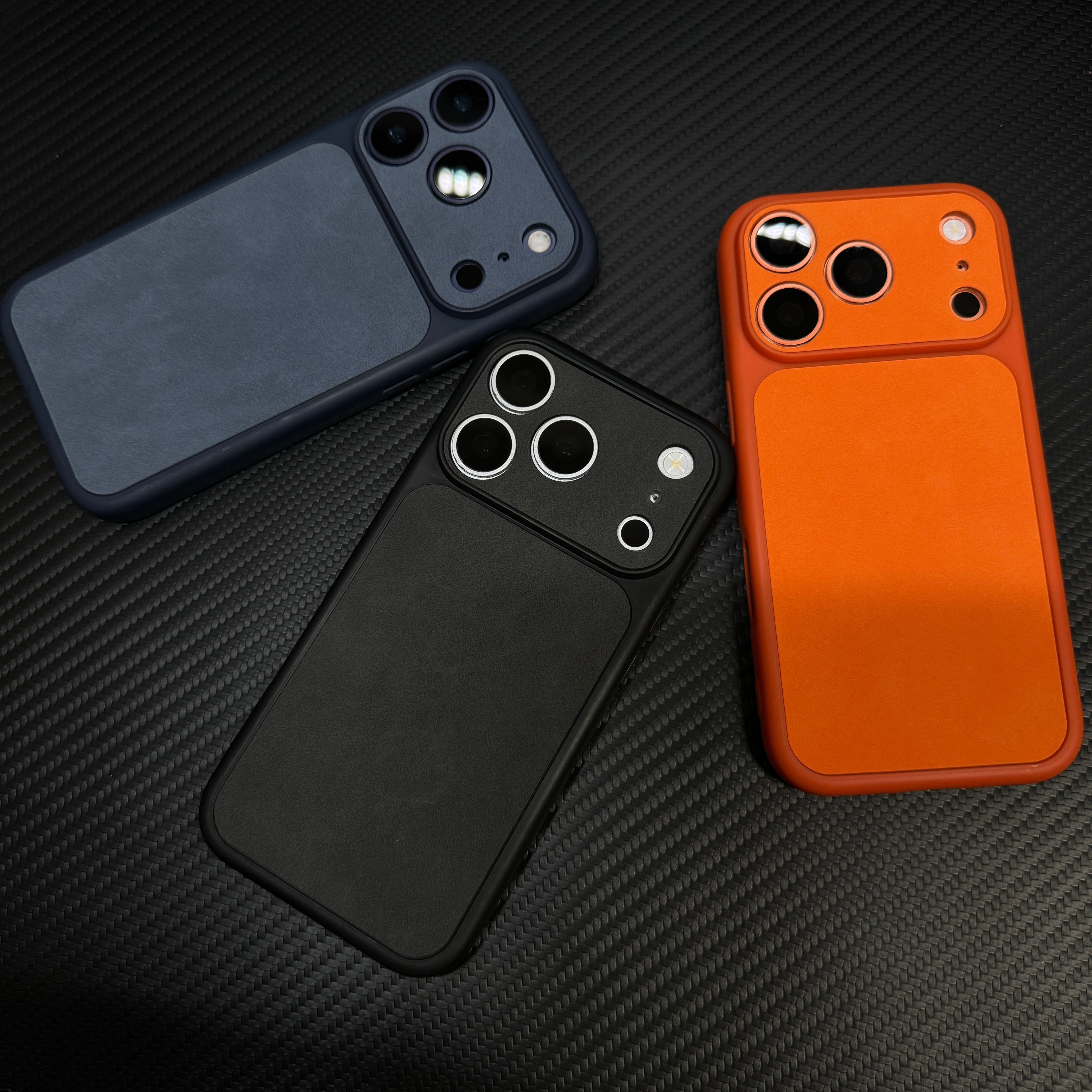 High-end sandblasted leather case