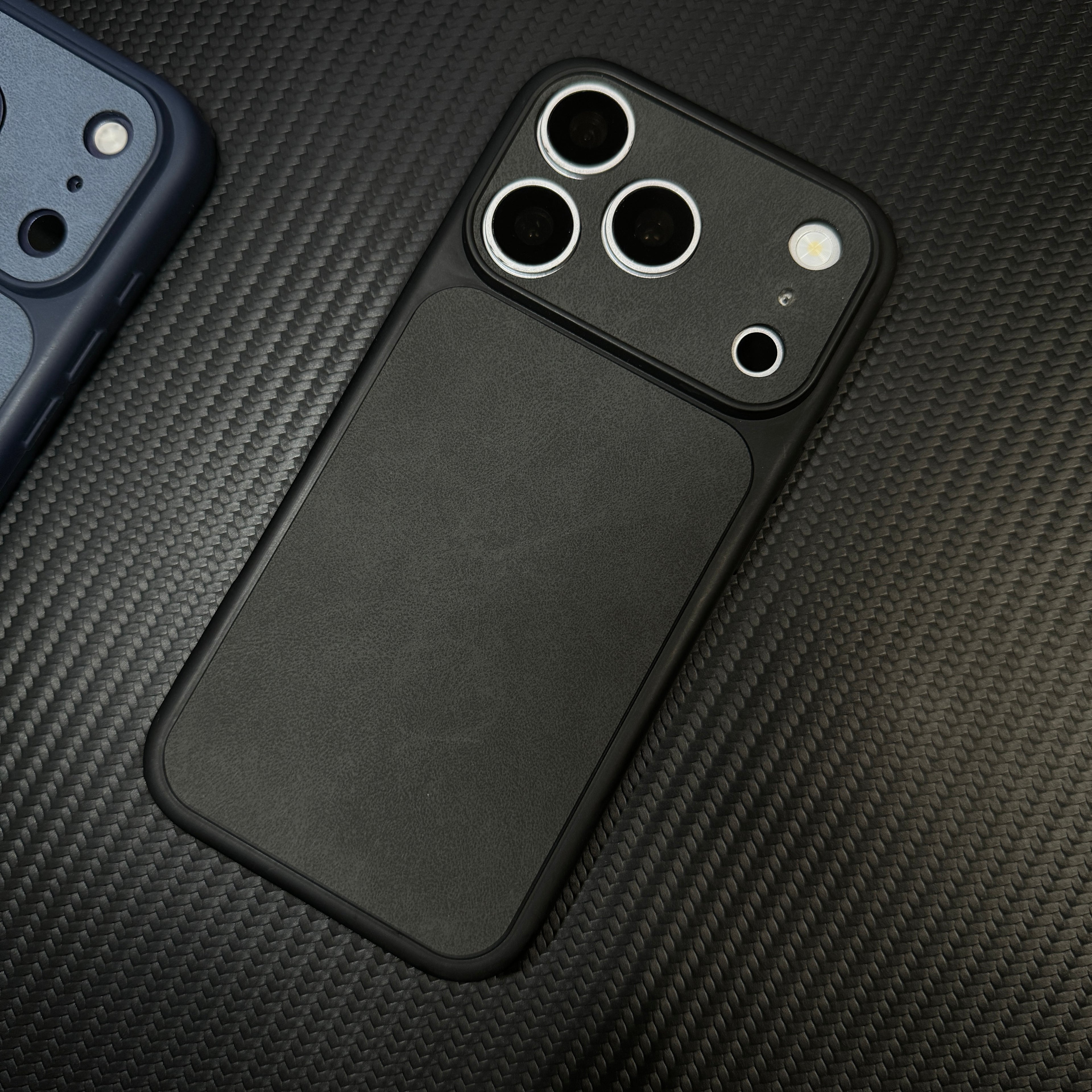 High-end sandblasted leather case