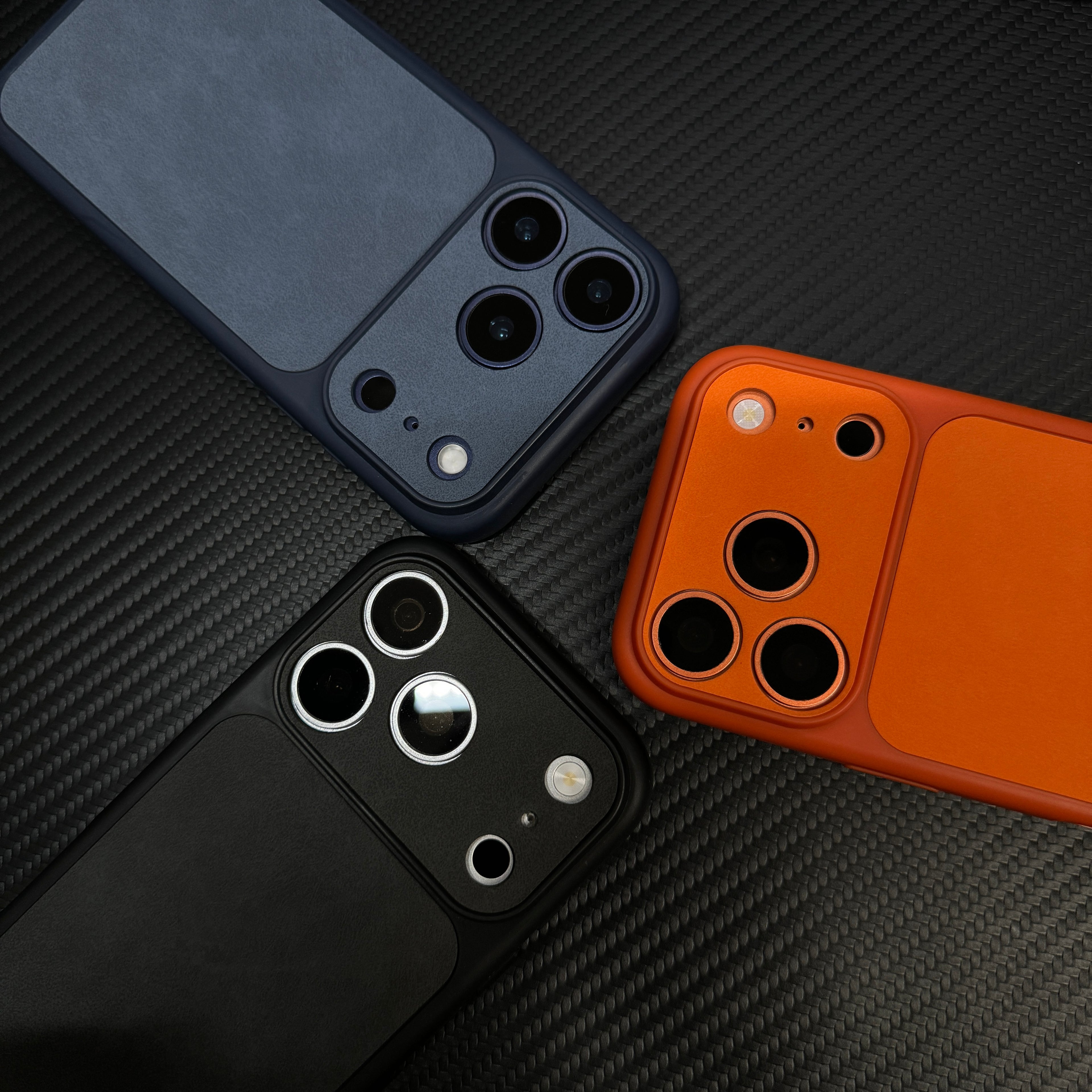 High-end sandblasted leather case