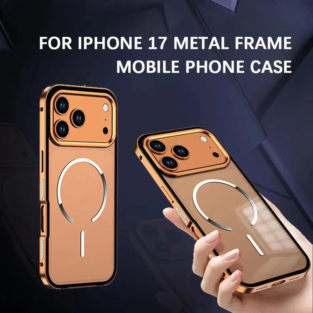 Single-sided snap metal case