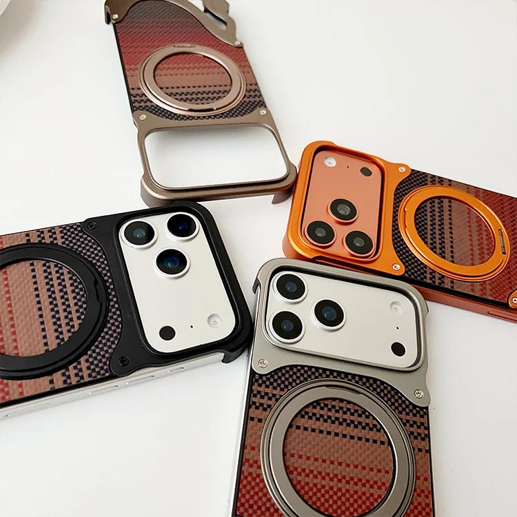 Carbon fiber metal magnetic Case