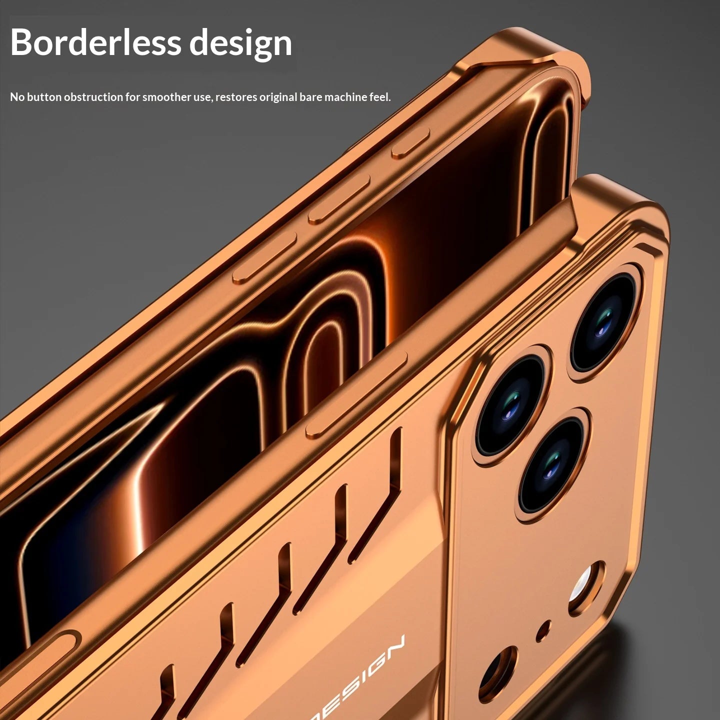 Frameless Metal Spring Latch Case