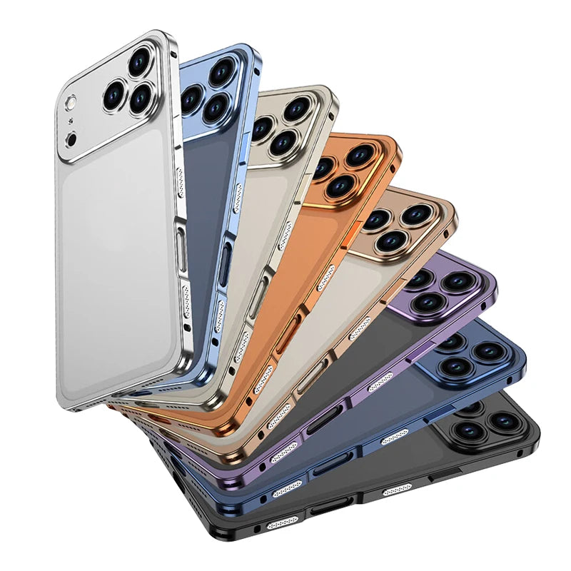 Metal bare frame heat dissipation shell