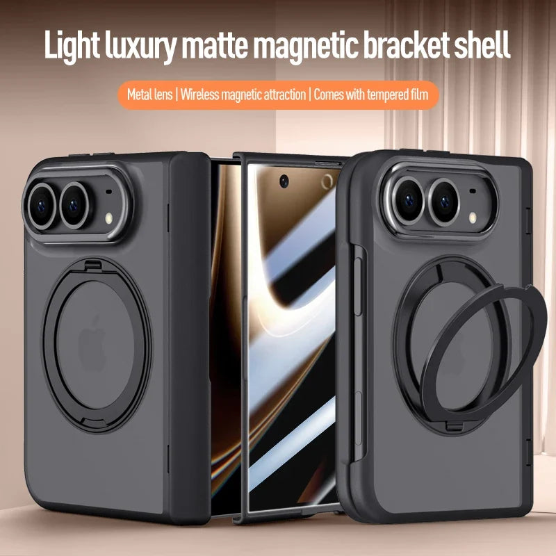 Magnetic support skin-friendly case