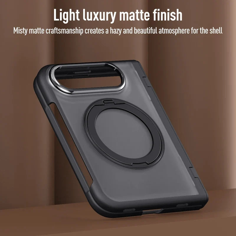Magnetic support skin-friendly case