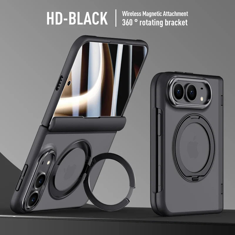 Magnetic support skin-friendly case