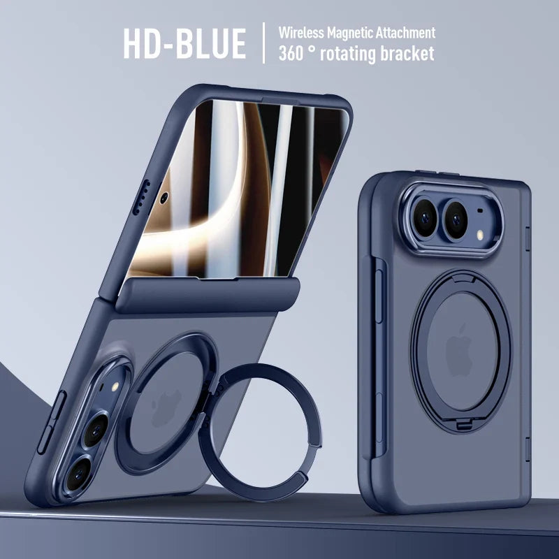 Magnetic support skin-friendly case
