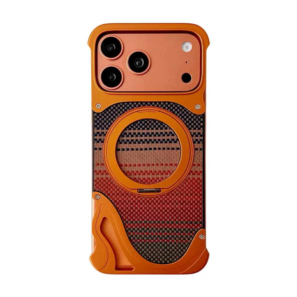 Carbon fiber metal magnetic Case