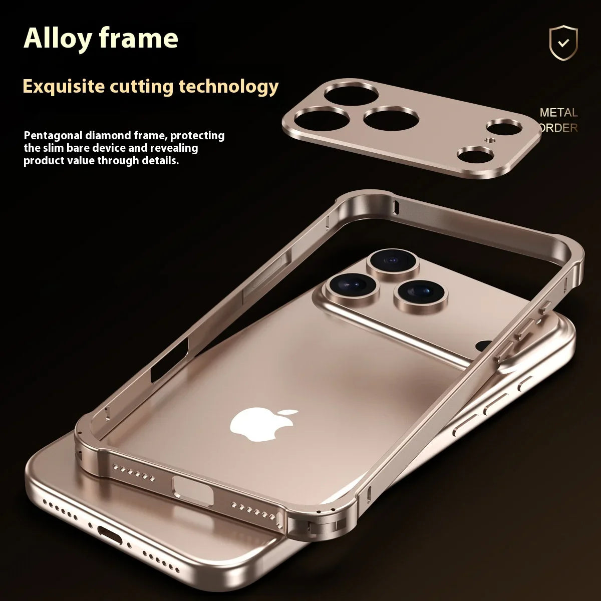Bare-feel metal shockproof case – My Store Bare-feel metal shockproof case – My Store
