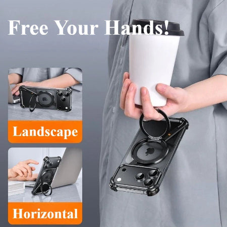 Minimalist Z-shaped Aluminum Magnetic Case