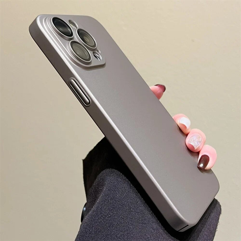 Ultra-thin frosted shockproof case