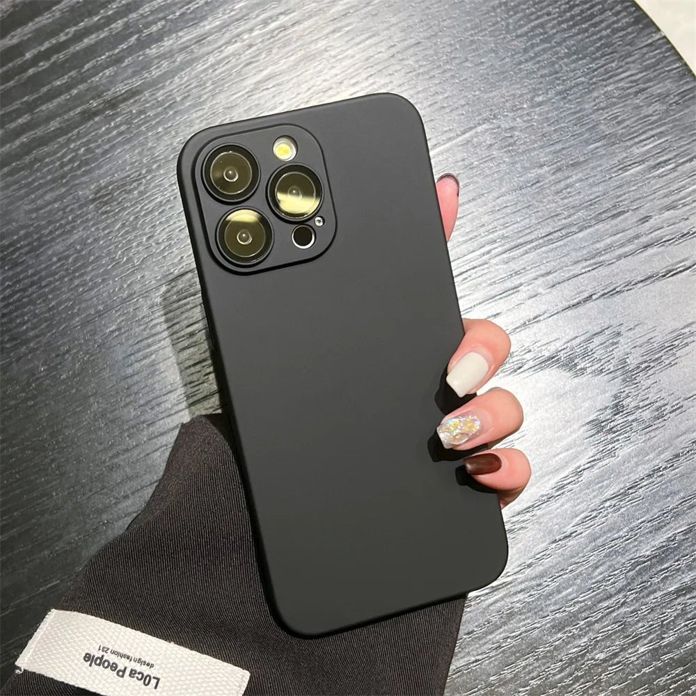 Ultra-thin frosted shockproof case