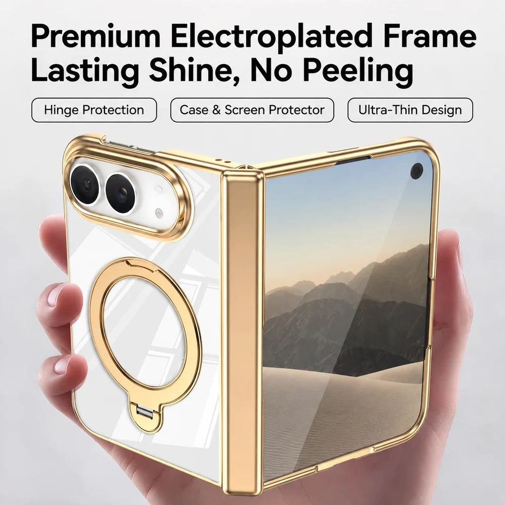 Crystal Clear Magnetic Stand Case
